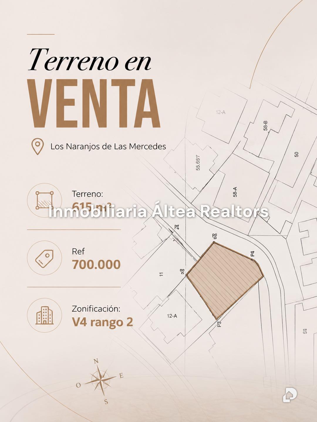 Terreno en Los Naranjos (Las Mercedes), Caracas – 1