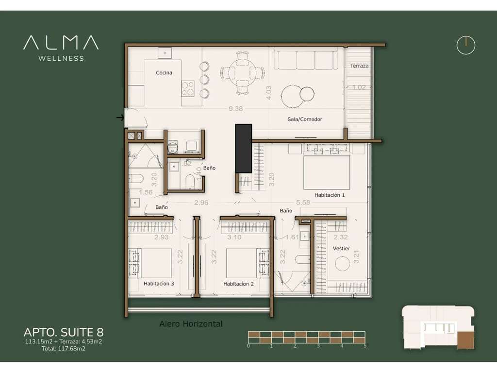 Apartment in Las Mercedes, Caracas - 1