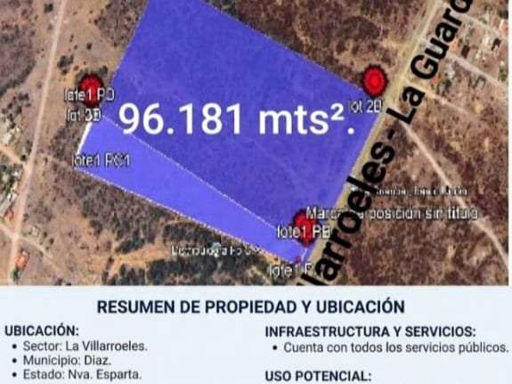 Terreno en Las Villarroeles, Díaz - 1