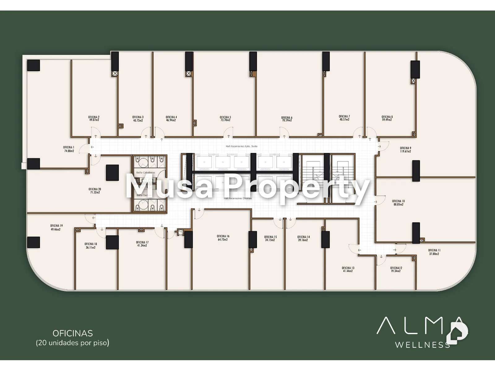 Oficina en Las Mercedes, Caracas – 17